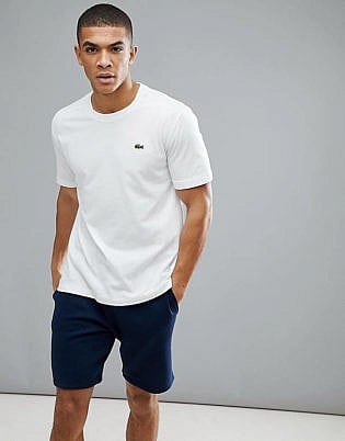 Lacoste Sport Logo T Shirt In White