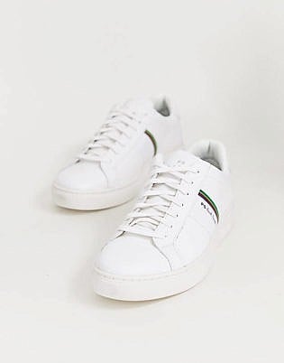 Ps Paul Smith Rex Leather Sneaker In White