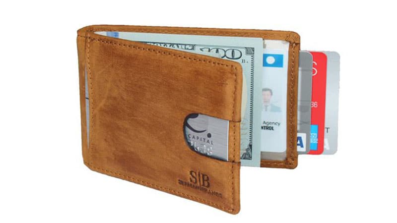 SERMAN BRANDS RFID Blocking Genuine Leather Wallet