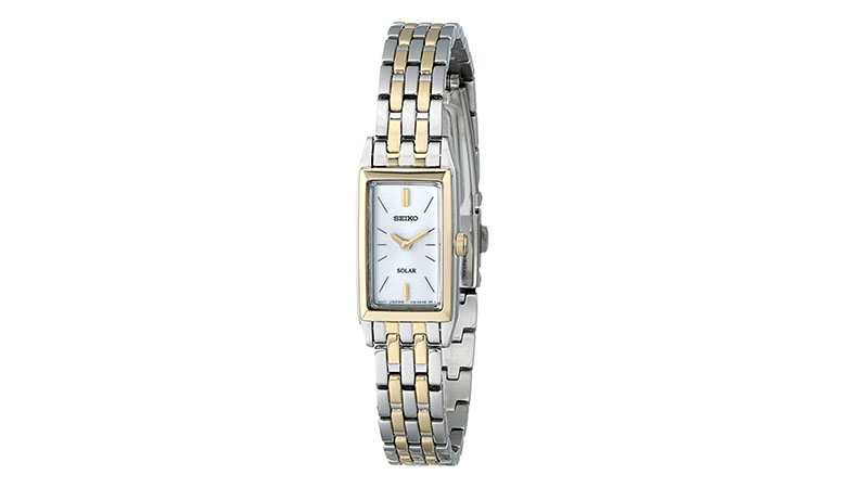 Seiko Women's Sup028 Stainless Steel Solar Watch