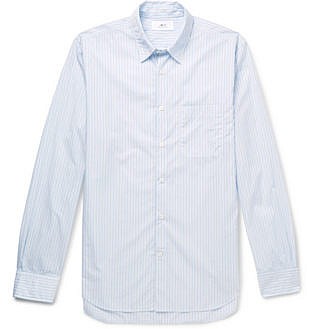 Striped Cotton Poplin Shirt