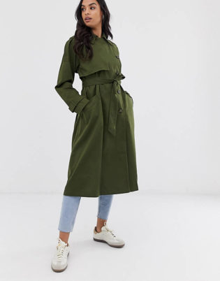 Asos Design Longline Trench Coat