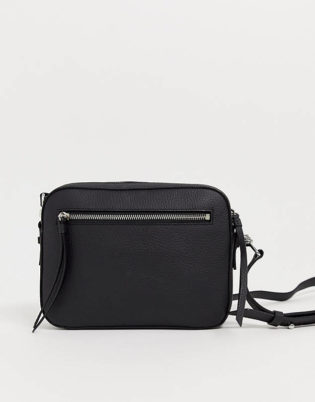 Allsaints Zip Detail Crossbody Bag