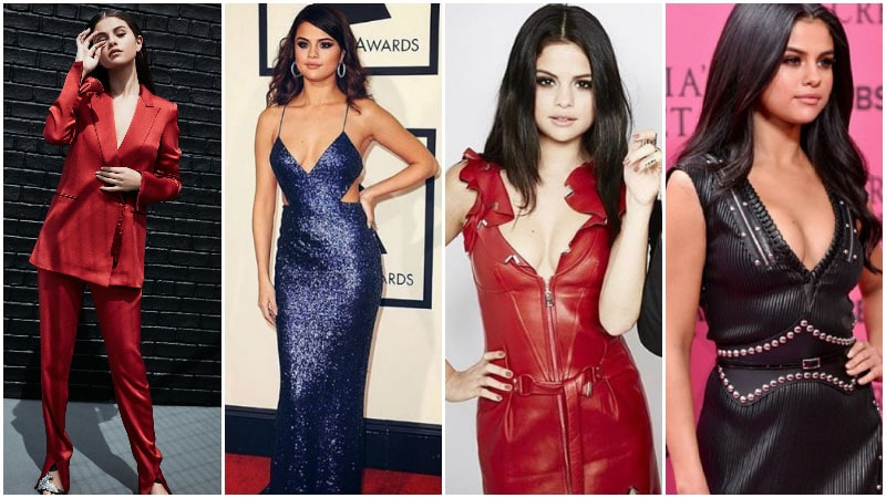 Deep V Neckline Selena Gomez