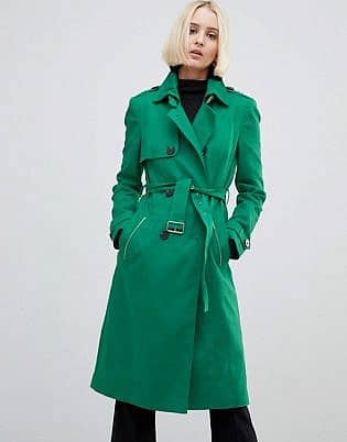 RIVER ISLAND DOUBLE BREASTED TRENCH COAT