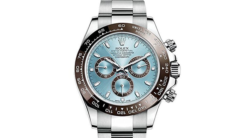 Rolex Cosmograph Daytona Ice Blue Dial Platinum Watch