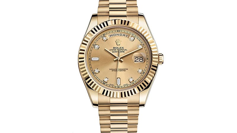 gold rolex watch