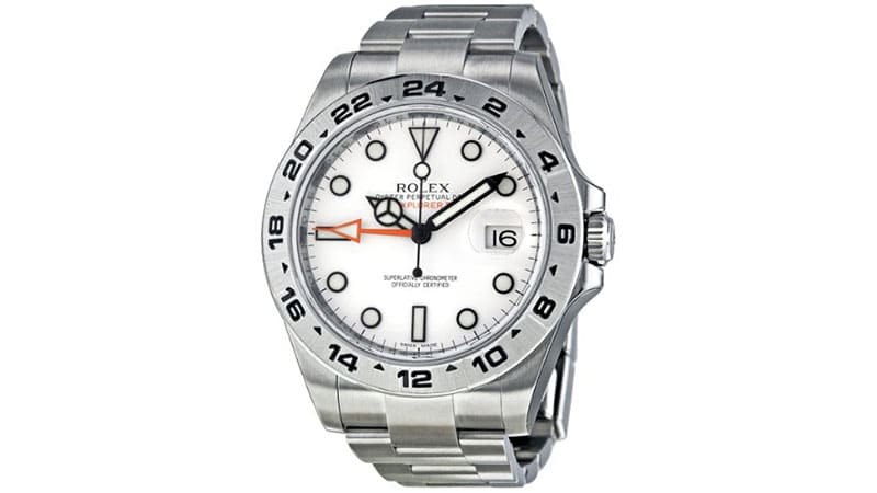 Rolex Explorer II White Automatic Stainless Steel Watch