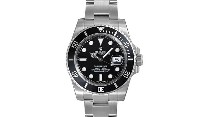 Rolex Submariner Black Dial Ceramic Bezel Steel Watch