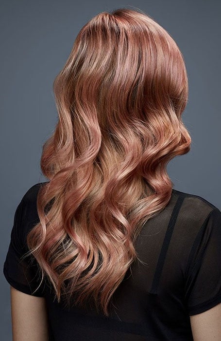 Rose Gold Waves