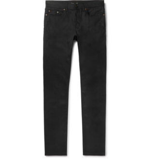 Skinny Fit Raw Stretch Denim Jeans