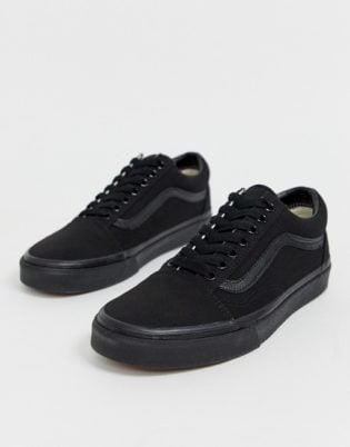 Black vans shoes outfit sale