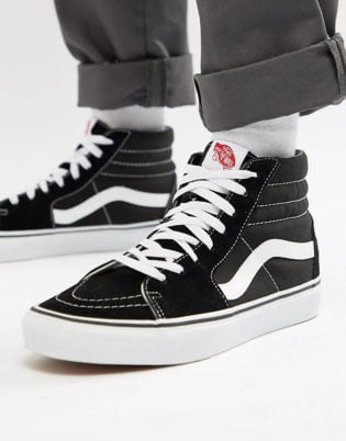 vans sk8 hi vs low