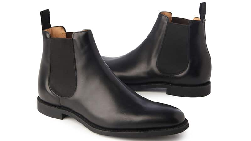 mens black dealer boots