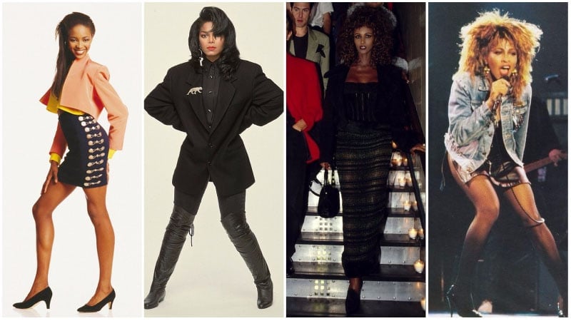 80s Black Fashion