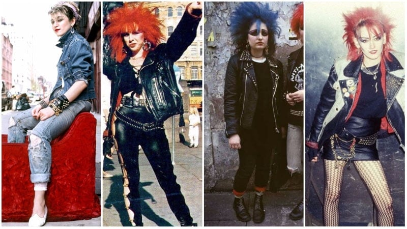 punk rock 1980s fashion