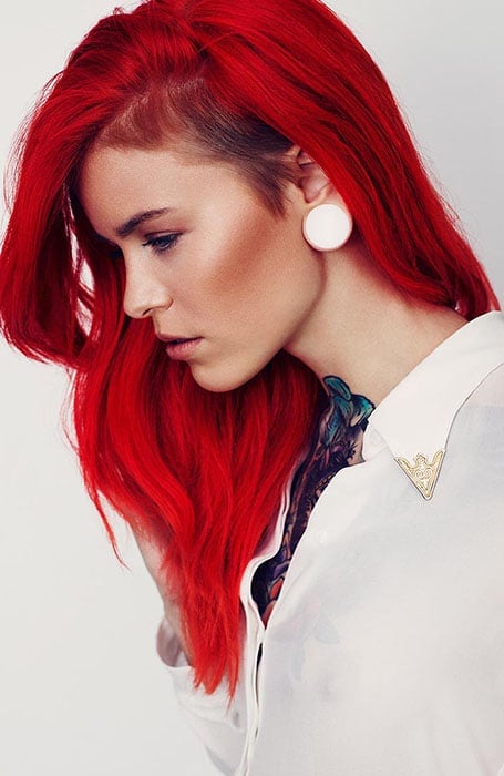 Ruby Red Hair Color  Hermans Professional Vegan Hair Colors