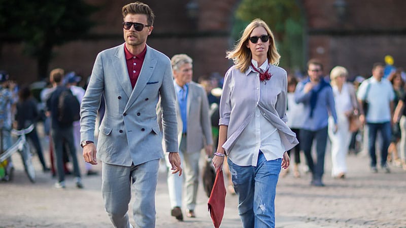 Which colour shirt would look best with a grey blazer and navy blue formal  pants? - Quora