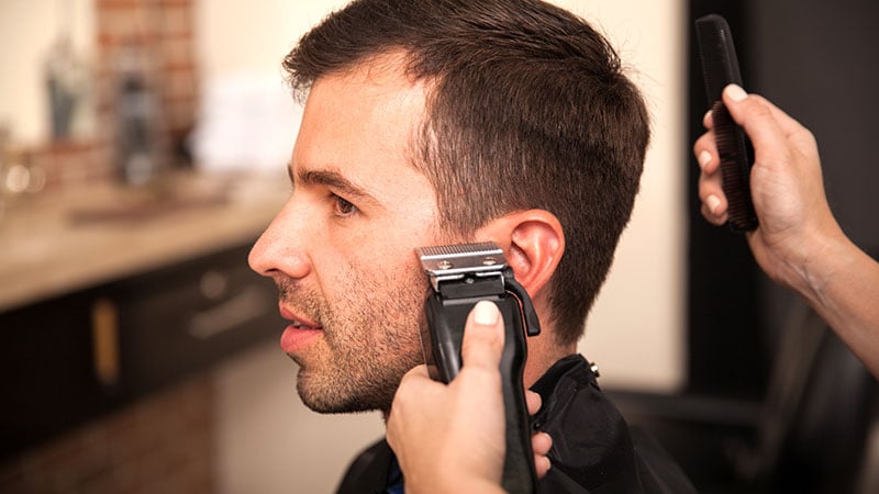 how to trim sideburns with trimmer