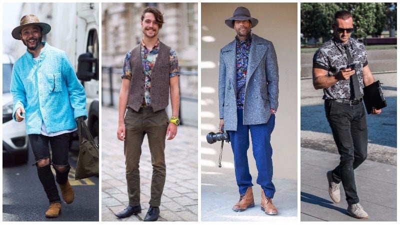 modern bohemian attire for men