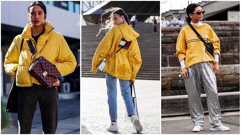 Pops of Yellow MBFWA Trend