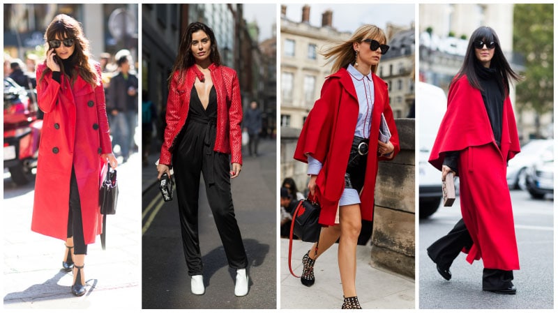 Red Coats and Jackets Trend