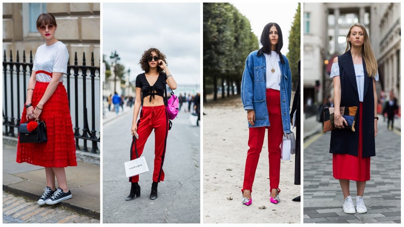 Stylish ways to wear red