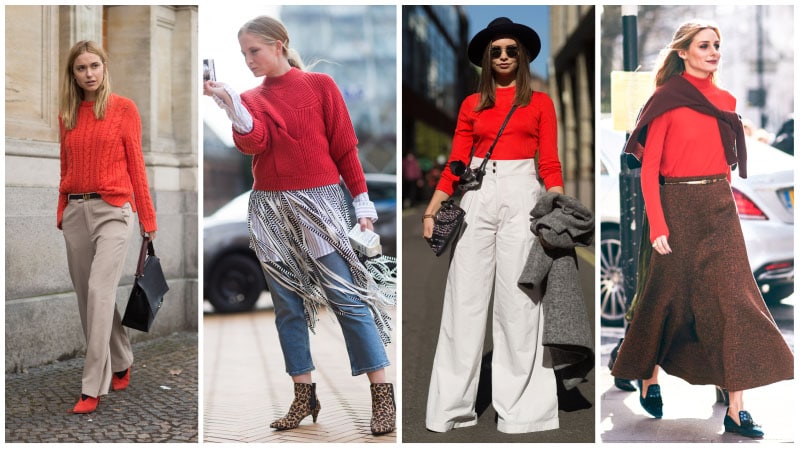 Red Sweaters Trend