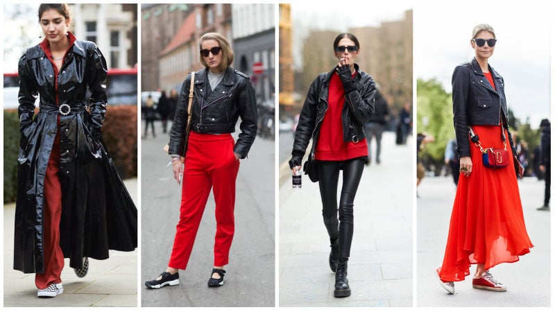 Red with Leather Trend