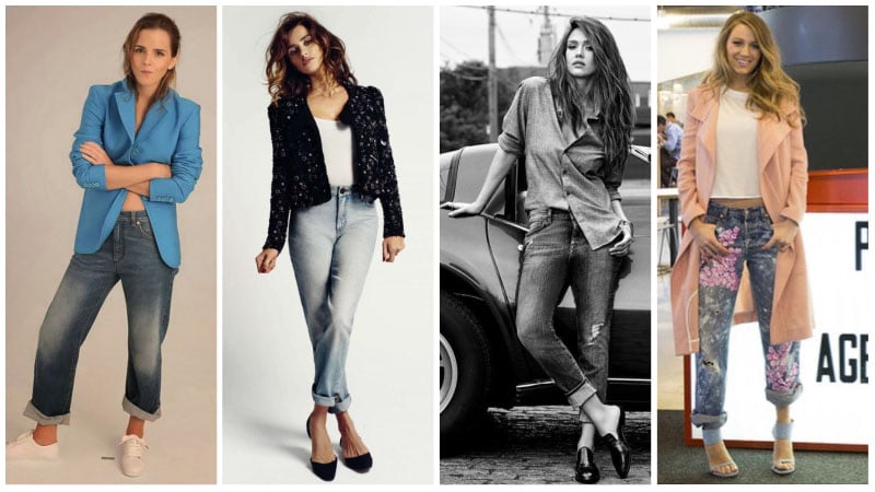 Celebrity Boyfriend Jeans