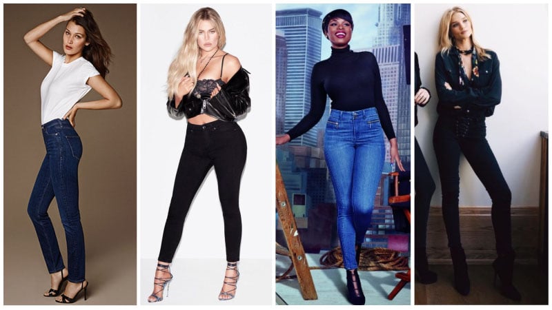 Celebrity High-Waisted Jeans