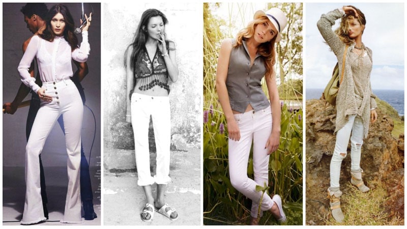 Celebrity White Jeans