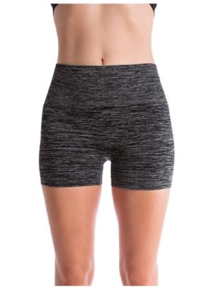 Homma Women's Seamless Compression Heathered Yoga Shorts Running Shorts Slim Fit …