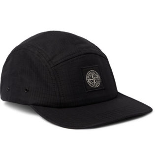 Logo Appliquéd Reflective Cotton Blend Ripstop Baseball Cap