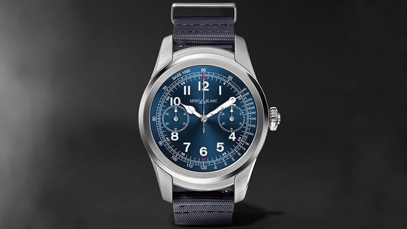 Montblanc Summit 46mm Stainless Steel and Rubber Smartwatch