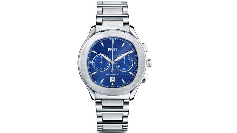 Piaget Polo S Automatic Chronograph Blue Dial Mens Watch G0A41006