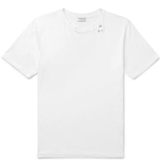 Printed Cotton Jersey T Shirt