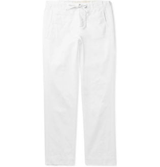 Tomi Slim Fit Cotton Drawstring Trousers