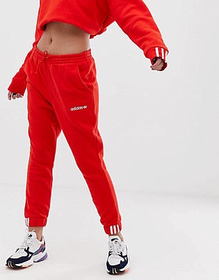 Adidas Originals Coeeze Sweat Pants In Red