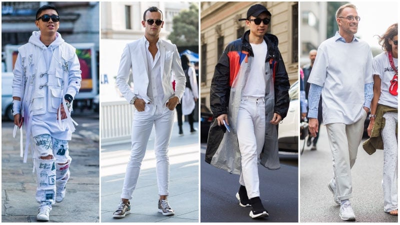 white jean men