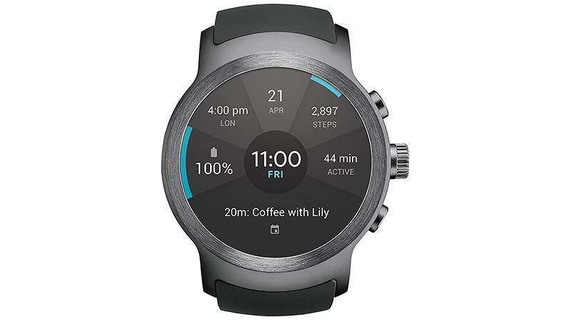 Lg Watch Sport W280a Stainless Steel Black
