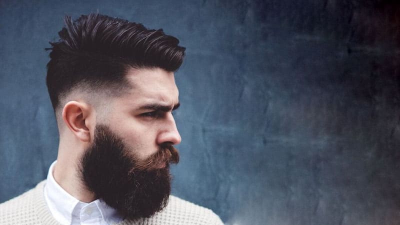 Low Fade Disconnected Undercut Quiff