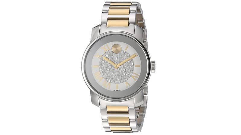 Movado Women's 3600256 Bold Analog Display Swiss Quartz Two Tone Watch