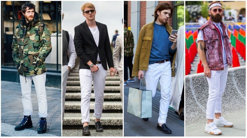 pants to wear with white shoes