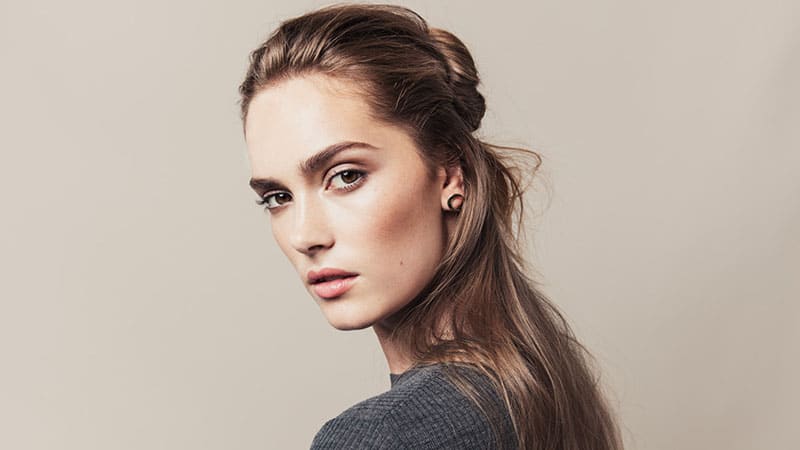 Simple Half Bun Prom Hairstyles