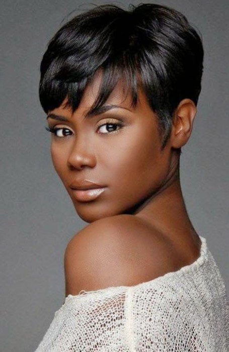 black hairstyles for short hair