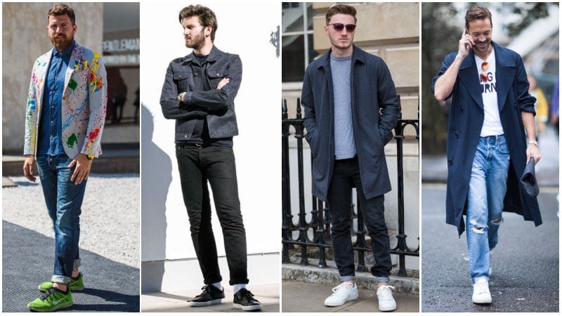 best jeans to wear with tennis shoes