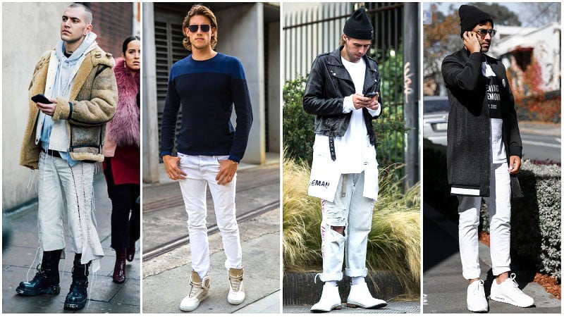 white jeans smart casual