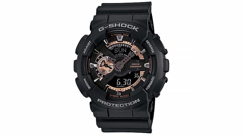 Casio-Mens-GA110RG-1A-G-Shock-Black-Watch