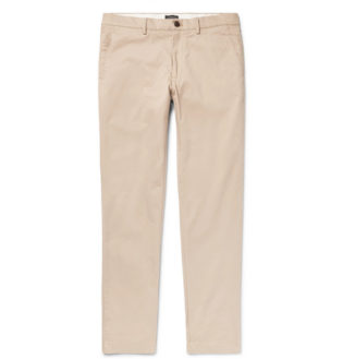 Connor Slim Fit Cotton Twill Chinos